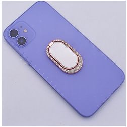 Mobigear Diamond Telefoonring - Roségoud Universeel