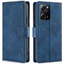 Mobigear Croco POCO X5 Pro Hoesje Bookcase Portemonnee - Blauw