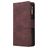 Mobigear Zipper Samsung Galaxy A41 Hoesje Bookcase Portemonnee - Bruin