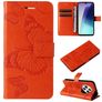 Mobigear Butterfly Xiaomi Redmi 14C Hoesje Bookcase Portemonnee - Oranje