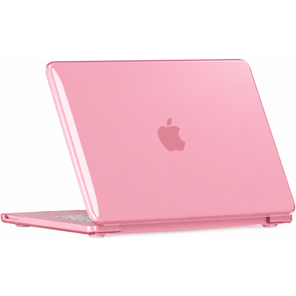 Mobigear Crystal Case MacBook Neo 13 Inch (2026) Hoes Hardshell Laptopcover MacBook Case - Roze - Model A3404