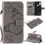 Mobigear Butterfly Motorola Moto E6s (2020) Hoesje Bookcase Portemonnee - Grijs
