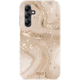 MIO Samsung Galaxy A14 MagSafe Hoesje Hardcase Backcover - Gold Marble