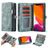 CaseMe Luxury Wallet Flip Case Blue iPhone 11 Pro Max