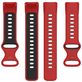 Mobigear Sport Dual Siliconen Fitbit Charge 5 Bandje Druksluiting - Zwart / Rood