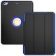 Mobigear Tri-Fold Folio iPad 6 (2018) Hoes Bookcase - Zwart / Blauw