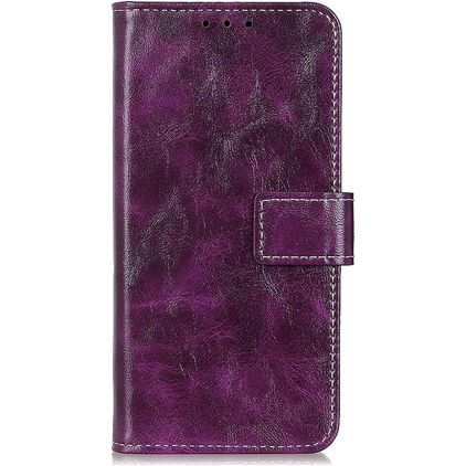 Mobigear Basic Motorola Moto G60s Hoesje Bookcase Portemonnee - Paars