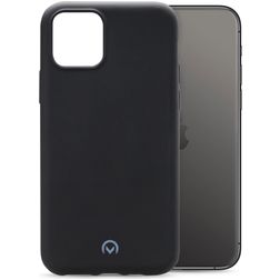 Mobilize Rubber Gelly iPhone 11 Pro Max Hoesje Flexibel TPU Backcover - Matt Black