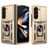 Mobigear Armor Ring Cam Slide Samsung Galaxy Z Fold 7 Hoesje Hardcase Backcover Shockproof met Ringhouder en Camera Slider - Goud