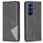 Mobigear Rhombus Slim Samsung Galaxy S26 FE Hoesje Bookcase - Zwart