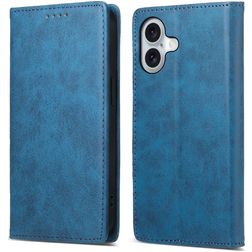 Mobigear Wallet iPhone 16 Hoesje Bookcase Portemonnee - Blauw