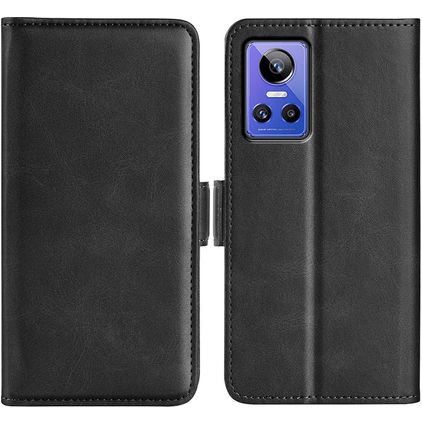 Mobigear Slim Magnet Realme GT Neo 3 Hoesje Bookcase Portemonnee - Zwart