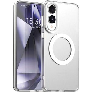 Mobigear Shockproof Samsung Galaxy S25 Edge MagSafe Hoesje Hardcase Backcover - Wit
