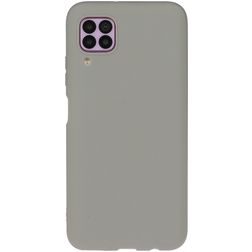 Mobigear Colors Huawei P40 Lite Hoesje Flexibel TPU Backcover - Grijs