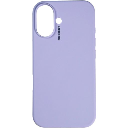 Nudient Base iPhone 16 Plus Siliconen Hoesje Backcover - Soft Purple