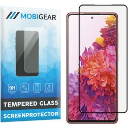 Mobigear Curved Samsung Galaxy S20 FE Glazen Screenprotector - Case Friendly - Zwart