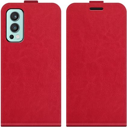Mobigear OnePlus Nord 2 Hoesje Flipcase - Rood