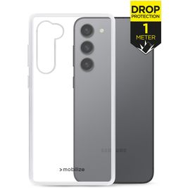 Mobilize Naked Protection Doorzichtig Samsung Galaxy S23 Plus Hoesje Hardcase Backcover Shockproof - Transparant