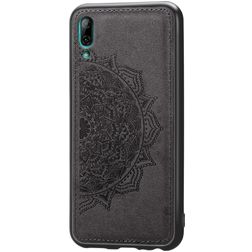 Mobigear Mandala Huawei Y7 Pro (2019) Hoesje Hardcase Backcover - Zwart