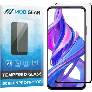 Mobigear Premium HONOR 9X Glazen Screenprotector - Case Friendly - Zwart