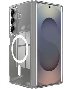Mobigear Crystal Doorzichtig Samsung Galaxy Z Fold 8 Ultra MagSafe Hoesje Hardcase Backcover - Transparant