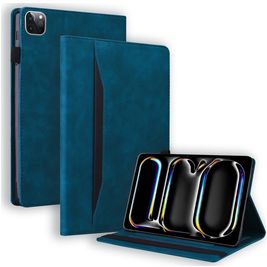 Mobigear Folio iPad Pro 13 Inch (2024) Hoes Bookcase - Donkerblauw