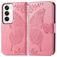 Mobigear Butterfly OPPO Reno 12 Pro Hoesje Bookcase Portemonnee - Roze