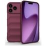 Mobigear Bumpy iPhone 18 Pro Max Hoesje Flexibel TPU Backcover - Wine Red