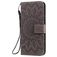 Mobigear Sunflower Motorola Moto G8 Plus Hoesje Bookcase Portemonnee - Grijs