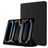 Mobigear Tri-Fold Gel iPad Pro 13 Inch (2024) Hoes TPU,Kunstleer Bookcase + Stylus Houder - Zwart
