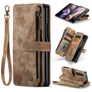 Caseme C30 Samsung Galaxy Z Fold 4 Hoesje Bookcase Portemonnee - Bruin