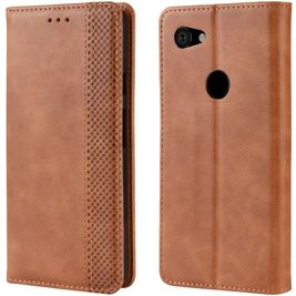 Mobigear Sensation Google Pixel 3a Hoesje Bookcase Portemonnee - Cognac