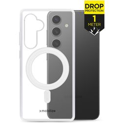Mobilize Naked Protection Doorzichtig Samsung Galaxy S24 MagSafe Hoesje Hardcase Backcover Shockproof - Transparant