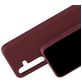 Mobiparts Samsung Galaxy S25 Siliconen Hoesje Backcover - Plum Red