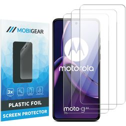 Mobigear Motorola Moto G84 Screenprotector Folie - Case Friendly (3-Pack)