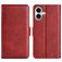 Mobigear Slim Magnet iPhone 17 Hoesje Bookcase Portemonnee - Rood