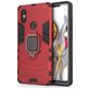 Mobigear Armor Ring Xiaomi Mi 8 SE Hoesje Hardcase Backcover Shockproof met Ringhouder - Rood