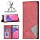 Mobigear Rhombus Slim Samsung Galaxy A33 Hoesje Bookcase - Rood