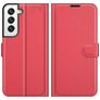 Mobigear Classic Samsung Galaxy S22 Hoesje Bookcase Portemonnee - Rood