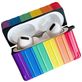 Mobigear Rainbow Apple AirPods Pro 1 Hoesje Flexibel Siliconen