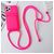 Mobigear Lanyard Card iPhone 15 Pro Max Siliconen Hoesje met koord en Pasjeshouder - Rood