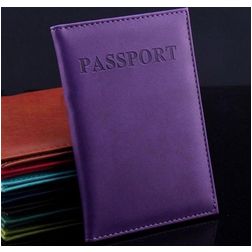 Mobigear Travel Paspoort Hoesje - Paars