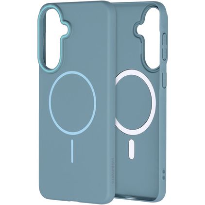 Mobiparts Slim Line Samsung Galaxy A57 MagSafe Hoesje Hardcase Backcover - Sage Green
