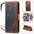 Mobigear Two Tone iPhone SE (2022) Hoesje Bookcase Portemonnee - Grijs