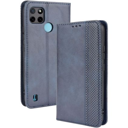 Mobigear Sensation Realme C21Y Hoesje Bookcase Portemonnee - Blauw