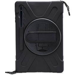 Xccess Survivor All-round Samsung Galaxy Tab S7 Plus Hardcase Backcover + Schouderband + Standaard - Zwart