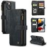 Caseme C30 iPhone 13 Pro Max Hoesje Bookcase Portemonnee - Zwart