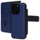 Mobiparts iPhone 16 Pro MagSafe Hoesje Echt Leer Uitneembare 2in1 Bookcase Portemonnee - Blauw