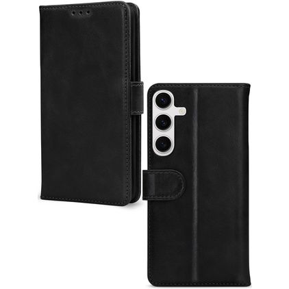 Mobilize Premium Gelly Wallet Samsung Galaxy S24 Plus Hoesje Bookcase Portemonnee - Zwart