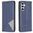 Mobigear Rhombus Slim Samsung Galaxy S24 FE Hoesje Bookcase - Blauw